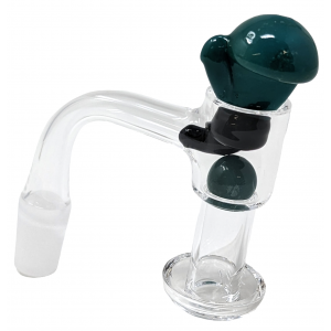 14mm Terp Slurper Quartz Banger with Boxing Glove Carb Cap Set - [GSW392]